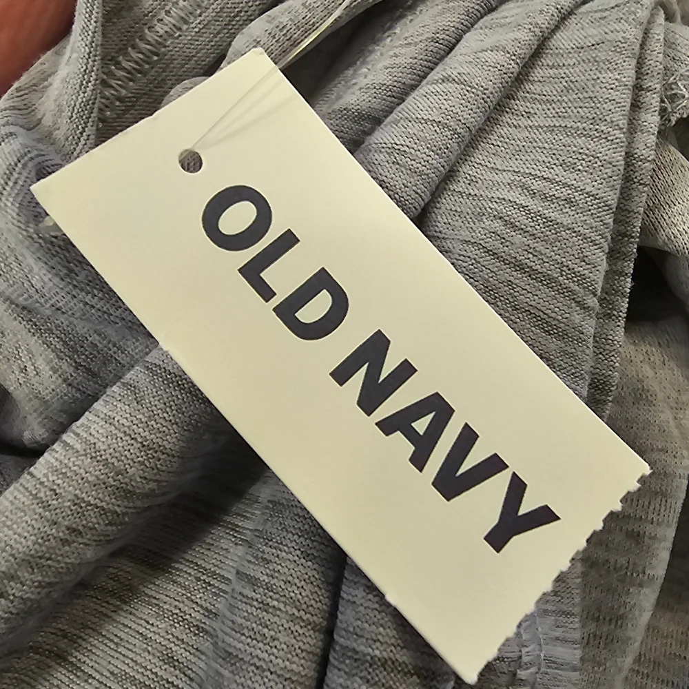 Blue Old Navy Women's Breath ON Cropped Racerback Tank Top - Picture 5 of 6